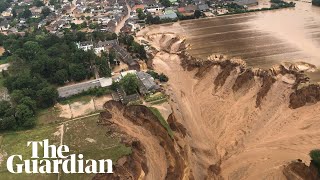 Flash floods cause havoc in Europe [upl. by Galer985]