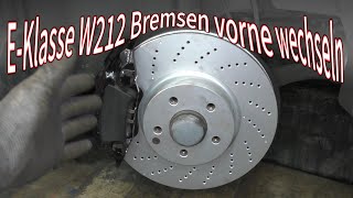 Mercedes W212 Bremsen vorne Wechseln [upl. by Ventura]