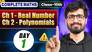 Class 10 Maths  Day 1  Real Numbers amp Polynomials  Class 10  Alakh Pandey  Ritik Sir [upl. by Nnyliram]