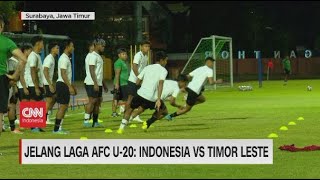 Jelang Laga AFC U20 Indonesia Vs Timor Leste [upl. by Ahsiekim]