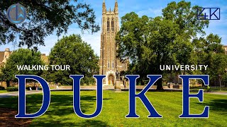 Duke University Campus 4K Walking Tour Durham NC 2021 [upl. by Bernarr]