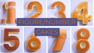 HOW TO MAKE A NUMBER CAKE WITHOUT SPECIAL CAKE PANS [upl. by Ettesyl]