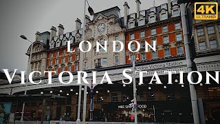 London Victoria Station Walk Through England 4K [upl. by Nick]