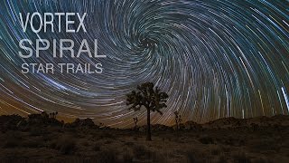 Vortex Spiral Star Trail Tutorial using LRTimelapse 4 LR and Starstax [upl. by Ailehs]