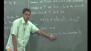 Mod08 Lec30 Invariant Subspaces [upl. by Eelnyl]