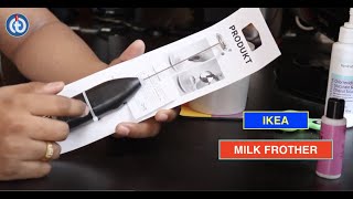 IKEA MILK FROTHER Review amp Battery Installation [upl. by Etakyram]