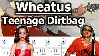 Wheatus  Teenage Dirtbag  Guitar Tabs Tutorial [upl. by Annailuj]