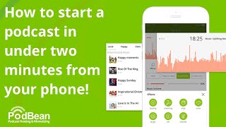 How to start a podcast from your phone in under two minutes [upl. by Assiralc]