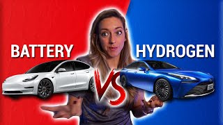 Hydrogen vs Battery Electric Cars [upl. by Akeimahs]