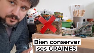 Comment CONSERVER au mieux ses GRAINES [upl. by Karab155]