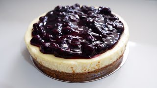 Baked Blueberry Cheesecake [upl. by Yffub]