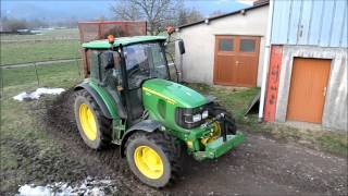 John Deere 5090r amp Jeantil  Epandage de Fumier [upl. by Olmstead]