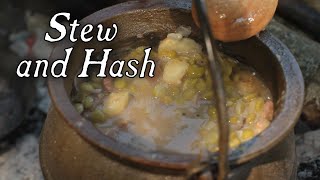 Soup Stew and Hash  18th Century Soldier Cooking [upl. by Thordia]