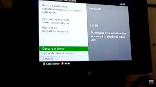 Actualizar Minecraft en Xbox 360 sin x box live MEJOR TUTORIAL completamente explicado [upl. by Aneeh]