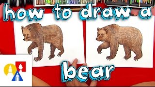 How To Draw A Grizzly Bear realistic [upl. by Oned581]