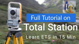 TOTAL STATION TUTORIAL  CENTERING LEVELLING ORIENTATION  LEICA TS11 [upl. by Key]