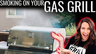 Smoking on a Gas Grill  How To [upl. by Namara714]