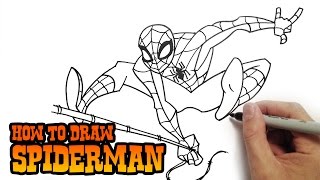 How to Draw Spiderman  Drawing Tutorial [upl. by Hannon]