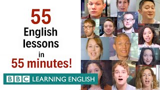 BOX SET 55 English lessons in 55 minutes Grammar amp Vocabulary Megaclass [upl. by Aniale466]