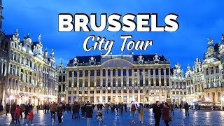 BRUSSELS City Tour  Belgium [upl. by Lorusso594]