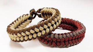 Paracord Braceletquot quotSanctifiedquot Bracelet Design Without Buckle [upl. by Stein]