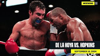 FULL FIGHT  Oscar De La Hoya vs Bernard Hopkins DAZN REWIND [upl. by Yelnoc]