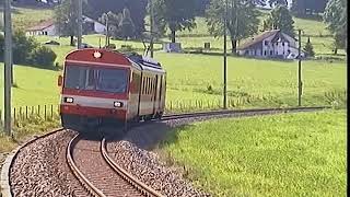 Swiss Railway Journeys  The Chemins De Fer Du Jura [upl. by Kee]