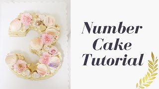 NUMBER CAKE TUTORIAL [upl. by Yursa]