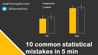 Ten Statistical Mistakes in 5 Min [upl. by Ailam678]