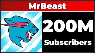 MrBeast  200M Subscribers [upl. by Niuqram161]