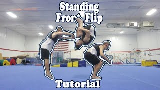 Standing Frontflip Tutorial [upl. by Alessandra]