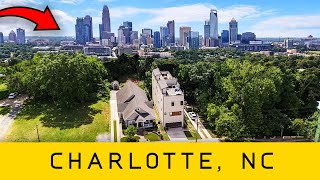 Uptown Charlotte NC Luxury Townhome Tour No HOA [upl. by Ellene]