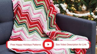 30 Crochet Christmas Themed Blanket Patterns  The Crochet Crowd [upl. by Ticknor]