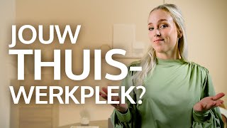 THUISWERKPLEK INRICHTEN doe je zo [upl. by Sarene]