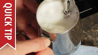 How to AutoFroth Milk for Lattes [upl. by Joyce]