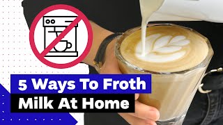 How To Froth Milk At Home Best Milk Frothers Review [upl. by Ahsienom]