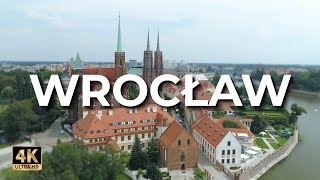 Wrocław z drona  LECE W MIASTO™ 4k [upl. by Hsot]