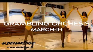 Grambling State Orchesis  MarchIn  HBCU Dance Affair quotWinter Editionquot [upl. by Burton]