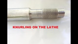 KNURLING ON THE METAL LATHE MACHINE [upl. by Roban]