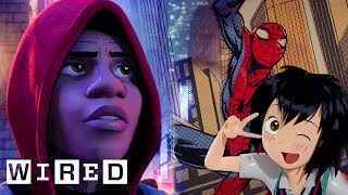 How Animators Created the SpiderVerse  WIRED [upl. by Eiramyelhsa]