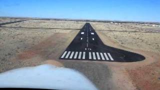 Landing Upington International Airport South Africa FAUP [upl. by Swithbart]