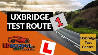 Driving Test Route Uxbridge Test Route [upl. by Godliman]