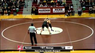 Varsity Wrestling Marengo v Harvard [upl. by Alvarez]