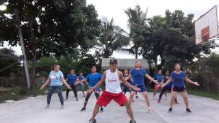 Tatlong bibe zumba dance By Paul Nunez [upl. by Gudren]