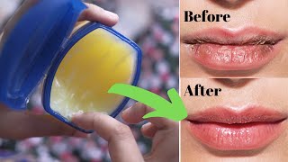 In One Minute Make This DIY Vaseline and Sugar Lip Plumper and Scrub to Get the Perfect Natural Lips [upl. by Nnaira]