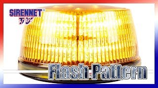 Flash Pattern Whelen L31 SuperLED 360° Beacon [upl. by Dnalwor216]