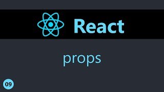 ReactJS Tutorial  9  Props [upl. by Ytteb683]