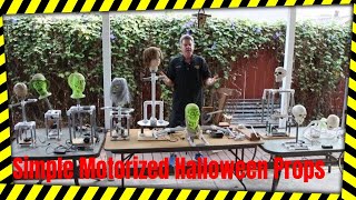 Simple Motorized Halloween Props [upl. by Ayifa803]