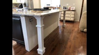 How to Install Counter Top Support Posts [upl. by Kazmirci947]