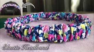 Elastic Headband How to make Headband sewing tutorial [upl. by Kehsihba]